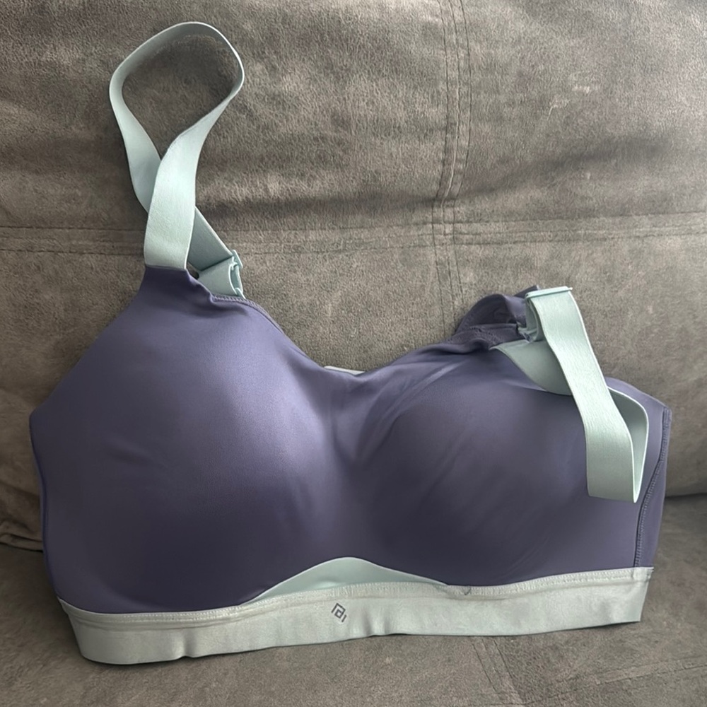 ThirdLove Purple and Gray Seamless Bra with Supportive Straps
